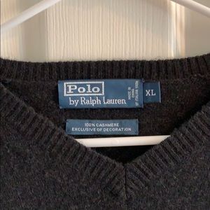 Men’s 100% Cashmere Sweater, Polo by Ralph Lauren